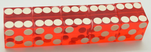Red casino regulation dice - casino,