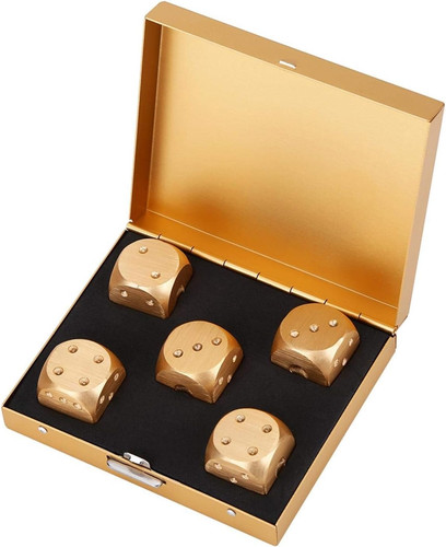 Dice set portable metal dices - dice,