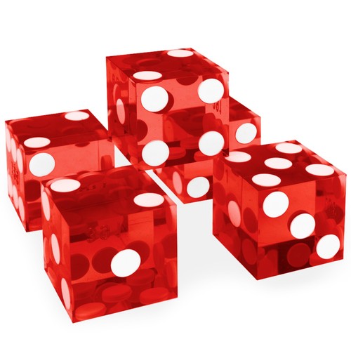 Casino dice set 19mm - casino,