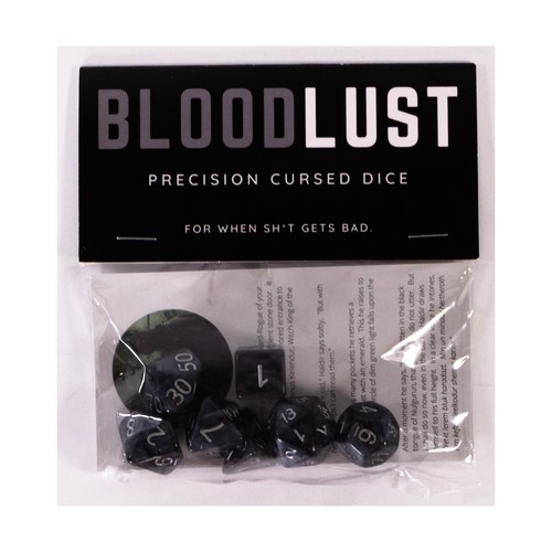Bloodlust dice poly sets - bloodlust,